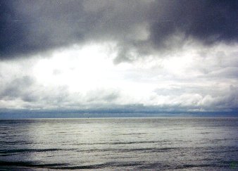 Storm gathering over Lake Michigan