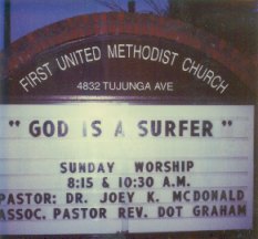 Next Sermon: God is a Surfer