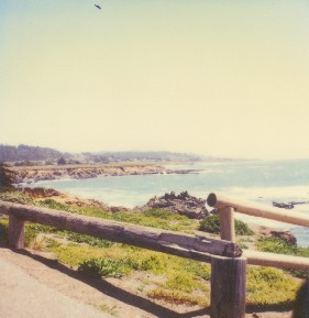 UFO over Pacific Ocean